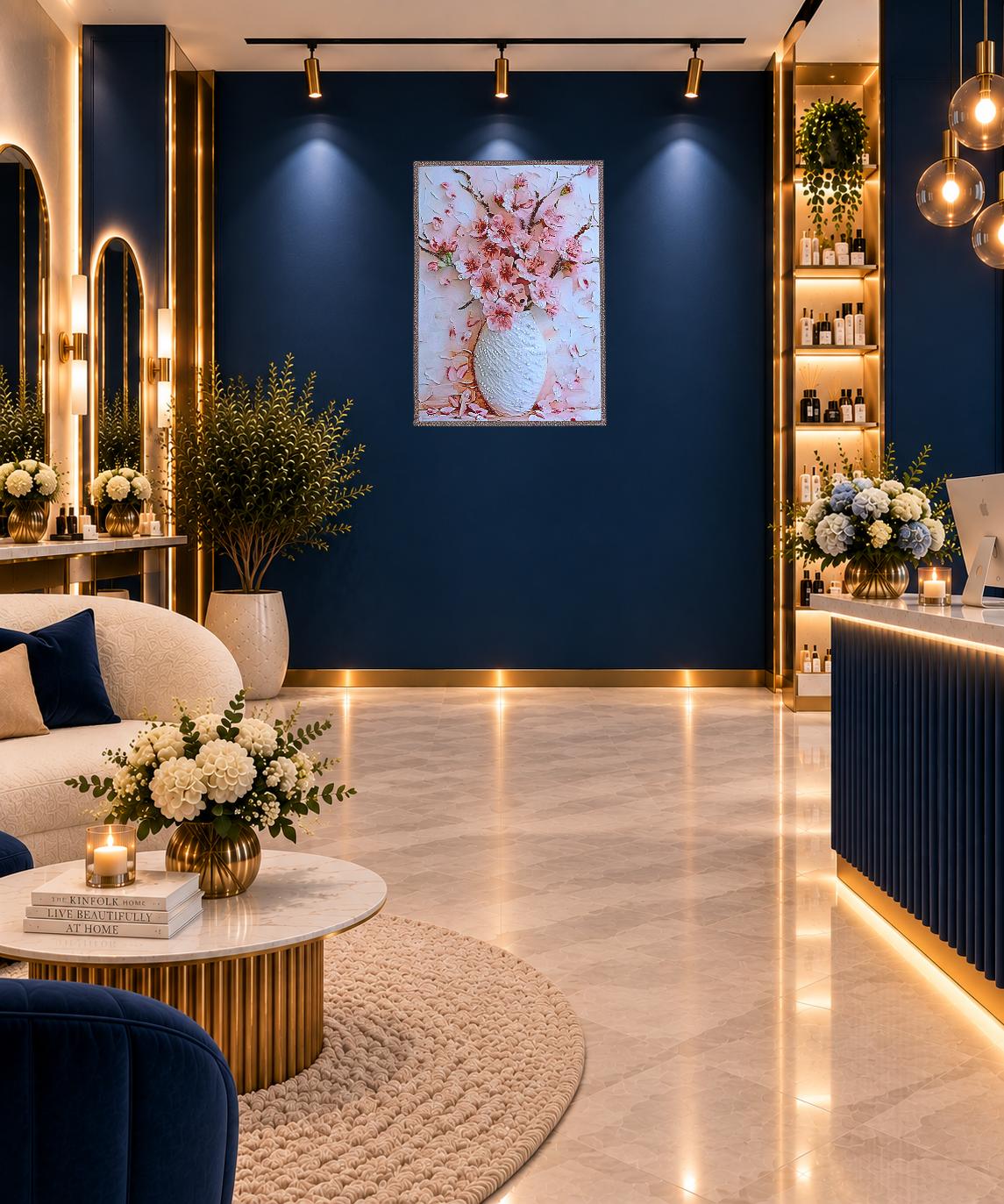 Create a romantic and refined atmosphere in your bridal store with Blush Peony Vase, where soft florals and delicate sparkle add a graceful finishing touch.